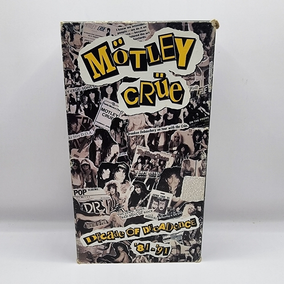 Other - Motley Crue Decade Of Decadence '81-'91 VHS